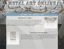 Tablet Screenshot of metalartonline.com